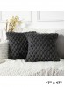 Pineapple Grid Soft Wool Fleece Feeling Cushion & Filler